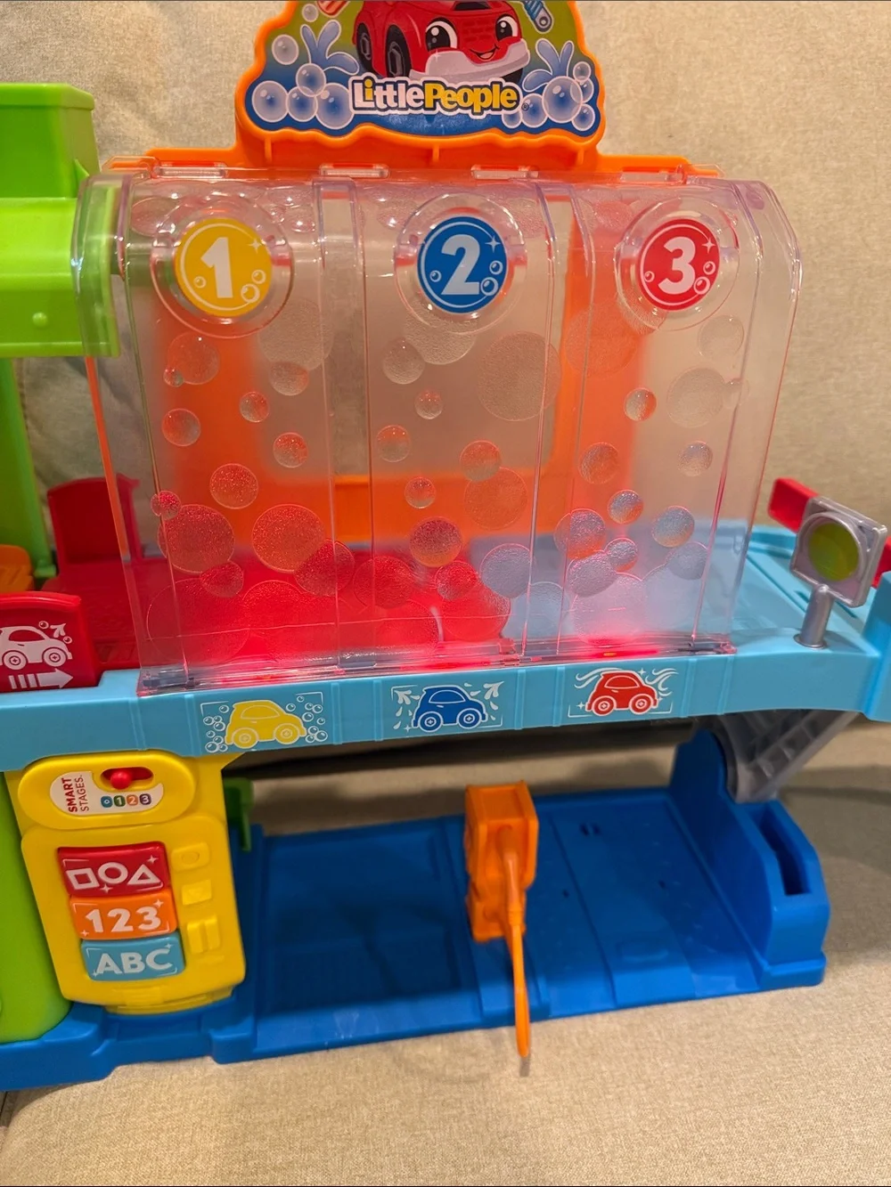 Fisher Price Little People Light Up Learning Garage Playset